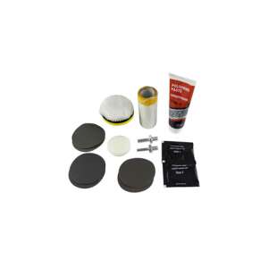JBM Scheinwerfer-Polierset, enthält Schleifscheiben, Polierpaste, UV-Schutzflüssigkeit und Zubehör zur Wiederherstellung der Scheinwerferklarheit - JBM
