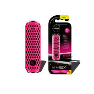 Aroma Car HEX Bubble Gum Lufterfrischer, rosa, für den Lüftungsgitter - Lufterfrischer für Autos