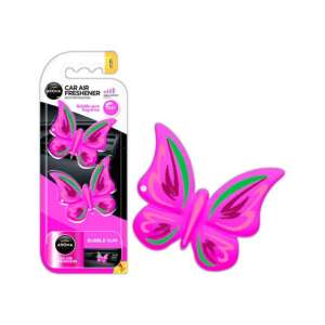 Aroma Auto-Lufterfrischer, Schmetterlingsform, Kaugummi-Duft - Lufterfrischer für Autos