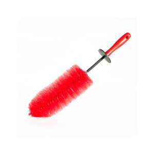 Sam's Detailing Flexi alloy wheel brush, red, flexible, soft bristles, deep cleaning, car wash brush - Car wash brush