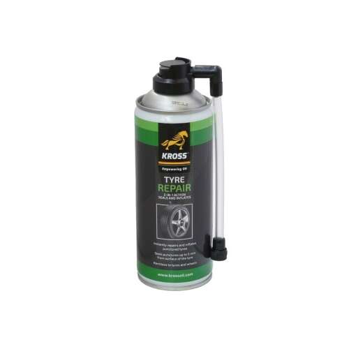 Kross gumiabroncs javító spray 400 ml, tömíti és felfújja a defekteket - Kross