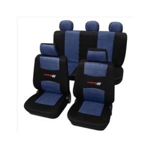 Carbon Petex blue-black universal car seat covers set - Car seat cover