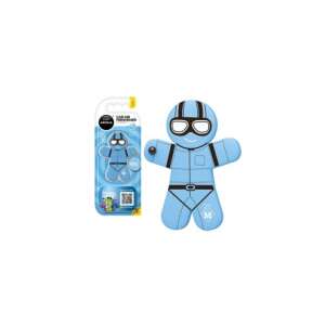 Aroma Car Manny Fresh Linen car air freshener, blue gingerbread man design - Car Air Freshener