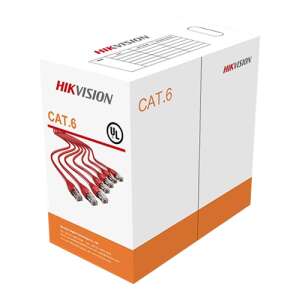 HIKVISION CAT.6 UTP kábel, 305 méteres doboz, teljes réz, 0,565mm - Hikvision