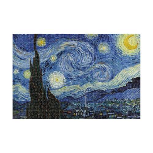 Kész Londji Mikro Puzzle Csillagos Éj Van Gogh 600 darabos kirakós játék - Puzzle