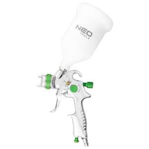 NEO TOOLS HVLP paint sprayer with top tank, 0.6L capacity, 1.4mm nozzle - Paint Sprayer and System