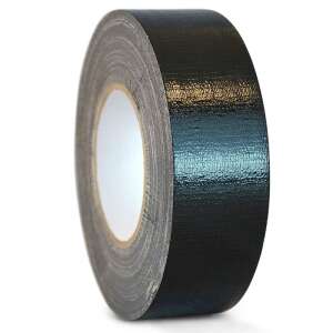 Black duct tape, 10m x 5cm, strong and durable, for repairing tarpaulins, made in Germany - Adhesive Tape