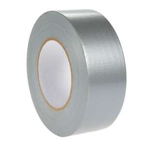 Silver duct tape, 50m x 5cm roll, strong and durable, for repairing tarpaulins - Adhesive Tape