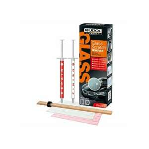 Zestaw Quixx Glass Scratch Remover do usuwania zarysowań z szyb samochodowych, powierzchni szklanych, zegarków, telefonów i innych - Brelok do kluczy
