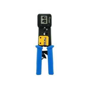 Equip 129410 Multi Modular Crimping Tool, black, blue, yellow, for RJ45/RJ11 plugs - Network Tool