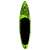 vidaXL zöld felfújható állószörf deszka, felülnézet