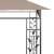 vidaXL bézs kerti pavilon szúnyoghálóval, 6 x 3 x 2,73 m, 180 g/m²