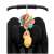 Skip Hop Discoverosity 3-in-1 Plush Toy, hanging in a stroller