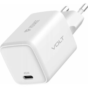 Ładowarka sieciowa Yenkee YAC G45 Volt 45W USB-C GaN - Biała - Karta sieciowa