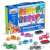 Numberblocks Stampoline Park stamp set, box packaging with stamps and ink pads