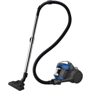 Vivax VCC-700B porzsák nélküli porszívó, kék és szürke színben, tömlővel és padlófúvókával - Vivax