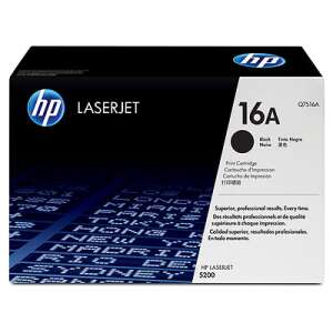 HP Q7516A LaserJet 16A Black Toner Cartridge - Printer & scanner