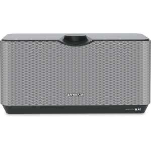 TechniSat Audiomaster MR3 Bluetooth hangszóró, fekete és ezüst, elülső nézet - Számítógép és kiegészítő