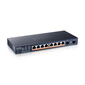 Przełącznik ZyXel XMG1915-10EP 2.5 Gbps PoE widok z przodu - Przełącznik