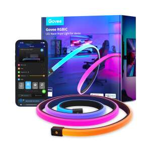 Govee H61C3 RGBIC LED Neon Rope Light for desks, smart home lighting, RGBIC technology, customizable colors, music sync, app control, Alexa and Google Assistant compatible - Govee