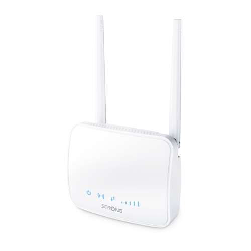 Strong 4GROUTER350M 4G LTE Router Wi-Fi, biały, widok pod kątem