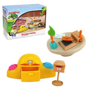 Monchhichi Stampy's Hobby Accessories Set with Post Office and Accessories - Silverlit