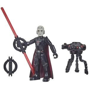 Star Wars Mission Fleet Grand Inquisitor akciófigura fénykarddal és droiddal - Hasbro