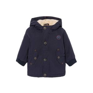 Mayoral dark blue boys' coat with faux fur lining – 68 cm 130489451 - Kids' Jacket