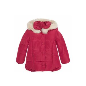 Mayoral Strawberry Pink, Frilled Girls Winter Coat – 68 cm 130490001 - Kids' Jacket