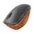 Lenovo Go Wireless Vertical Ergonomikus Egér, fekete barna parafa bevonattal, oldalnézet