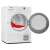 HOMEFORT HSZH81UW 8 kg-os hőszivattyús szárítógép, fehér, nyitott ajtóval