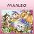 Paint by numbers kit with three kittens in a garden, 40x50cm, by Malleo