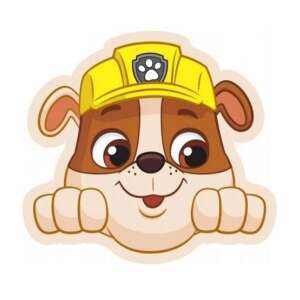 Mancs őrjárat Rubble karakterű formapárna - Díszpárna