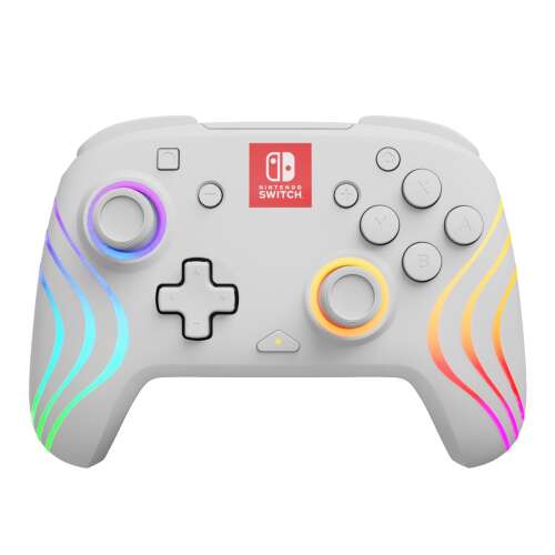 PDP Afterglow Wave, Nintendo Switch/Switch 2, RGB LED Lighting, Biela, Bezdrôtový ovládač