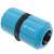 Cellfast ErgoLine 1/2" - 5/8" hose connector, blue, close-up