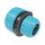 Conector pentru furtun Cellfast BASIC 1/2" - 3/4", albastru