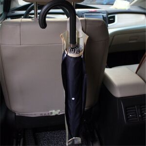 Autós esernyőtartó in use, Car umbrella holder mounted on car seat, back view - Car Organizer