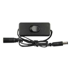 Avide 12V DC LED szalag csatlakozó kapcsolóval - DC kábel