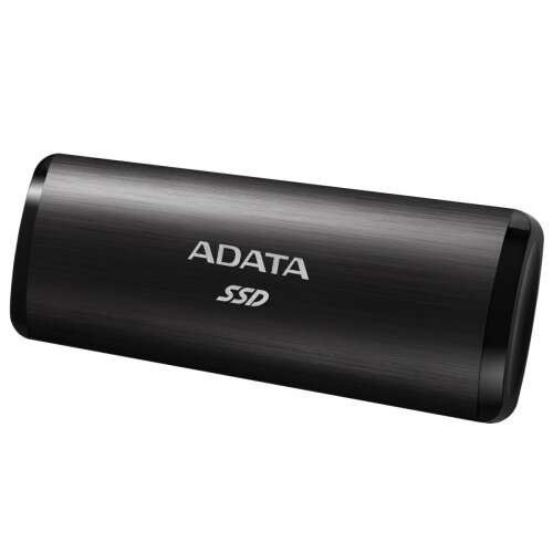 ADATA SE760 външен SSD 2TB, черен, ъглов изглед