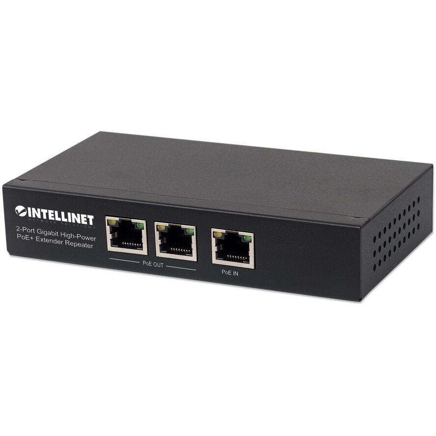 Intellinet 561266 Extender/PoE+Regenerator 2 porturi Gigabit 802.3at/af