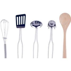 Woody - Set de vase metalice (10 piese) 90010673 - Jucarii si ustensile de bucătărie