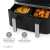 Nedis KAAF320BK Heißluftfritteuse mit Match-Cook- und Smart-Finish-Funktionen