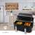 Nedis KAAF320BK double air fryer in a modern kitchen setting