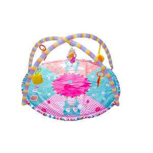Játszószőnyeg játékhíddal - Bagoly #rózsaszín-kék 34400836 Bébitornázó és játszószőnyeg