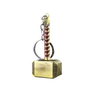 Thor Hammer Schlüsselanhänger, Mjolnir Schlüsselanhänger, Avengers Schlüsselanhänger, Marvel Schlüsselanhänger, Metall Schlüsselanhänger, Schlüsselanhänger - Kunst & Hobby