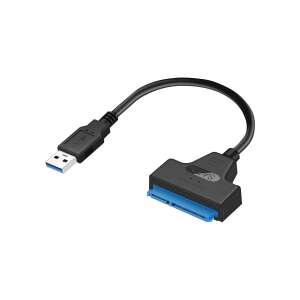 Envisage USB 3.0 - SATA 3 adapter kábel, fekete, 2,5 hüvelykes HDD vagy SSD csatlakoztatásához számítógéphez - Ugreen