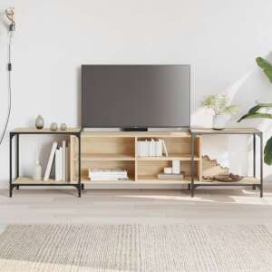 vidaXL sonoma tölgy színű szerelt fa TV-szekrény 203 x 37 x 50 cm 90032623 