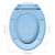 VidaXL kék WC ülőke méretei lassan záródó fedéllel