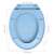 VidaXL WC Ülőke - Műanyag - Kék - Lassan Záródó 52557921