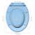 VidaXL WC Ülőke - Műanyag - Kék - Lassan Záródó 52557921